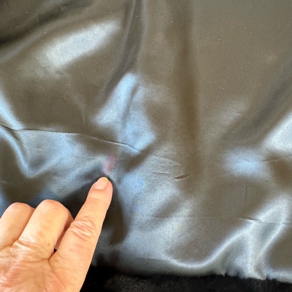 ANDRIENNE LANDAU vintage very dark brown fur vest, size s/m - Picture 10 of 11